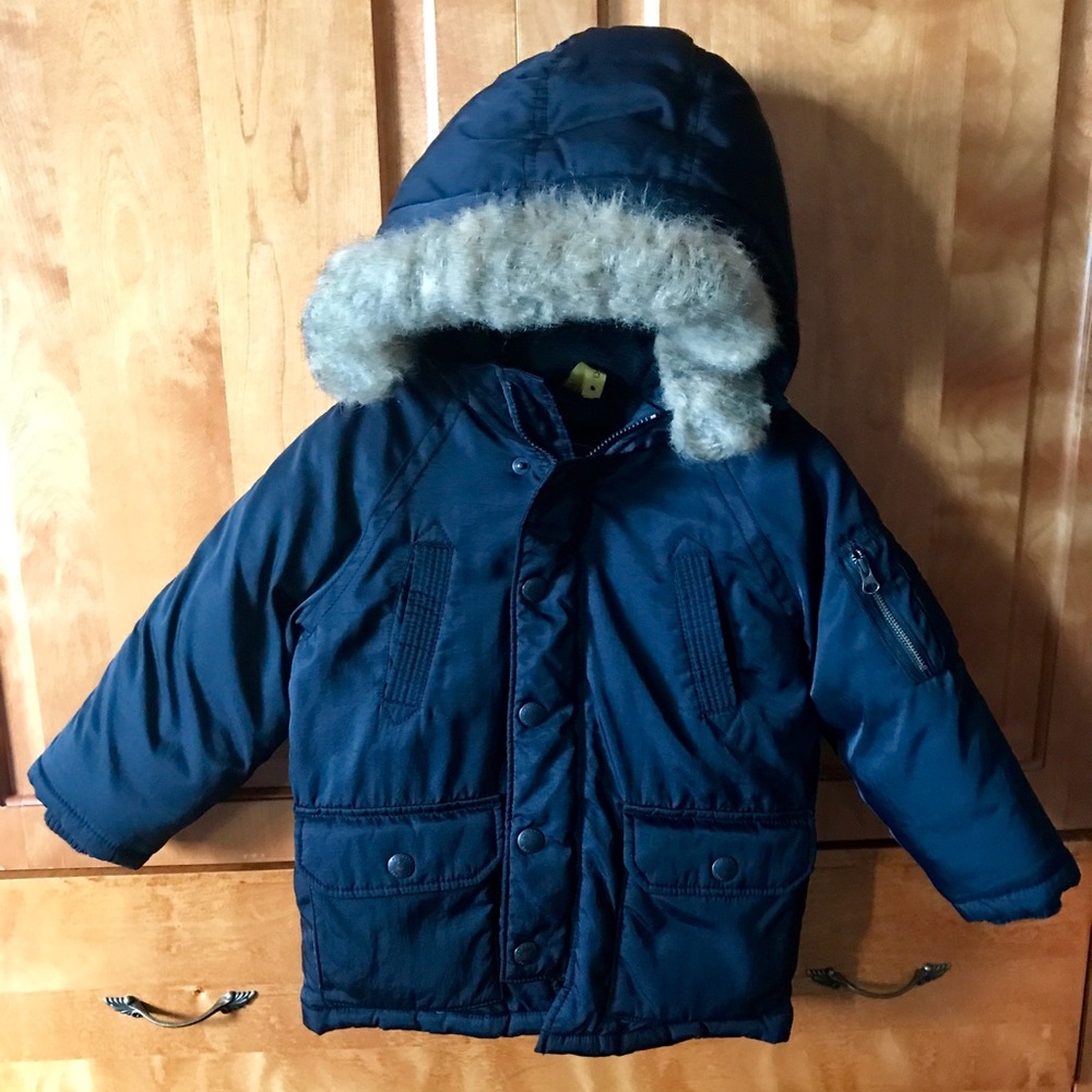 GAP 3t Toddler Black Parka